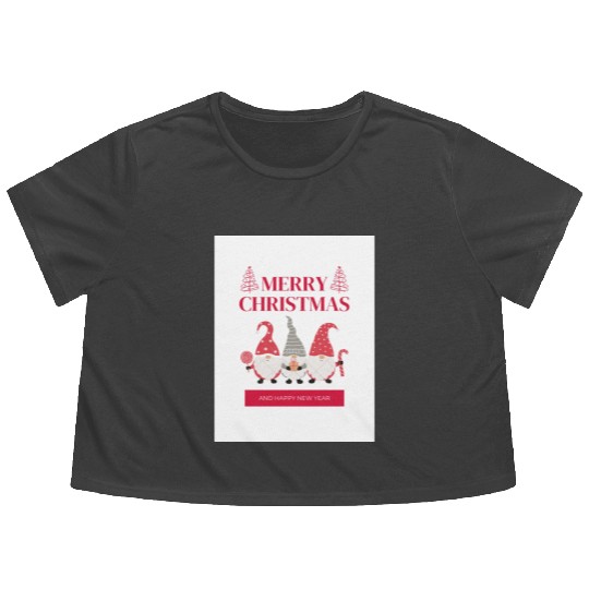 gnomes Flowy Cropped Tees