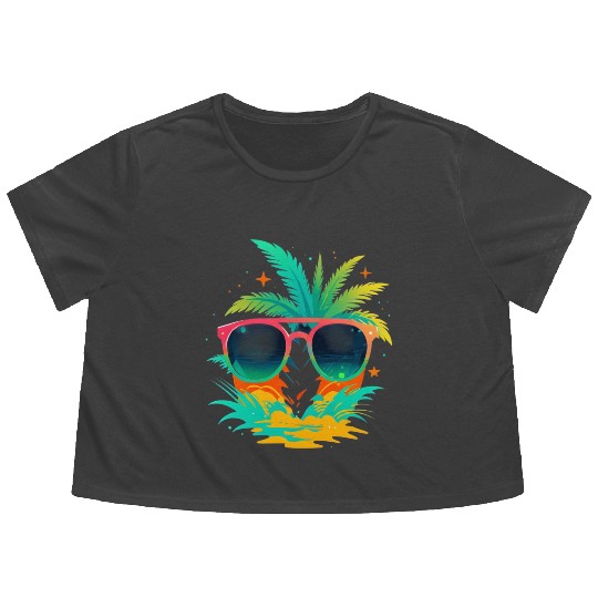 Summer Flowy Cropped Tees