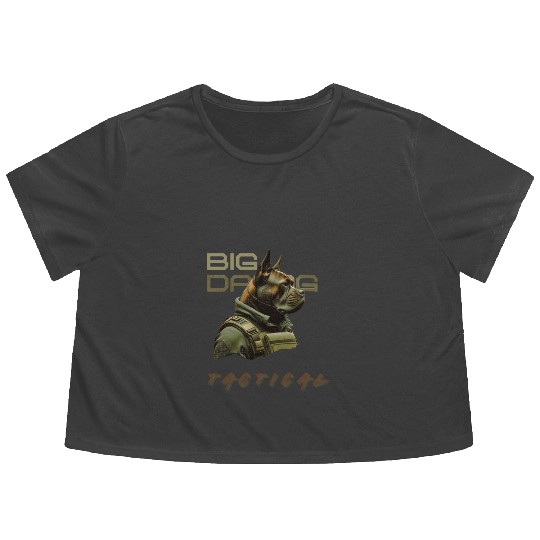 Big Dawg Tactical – Military K9 Dog Flowy Cropped Tees