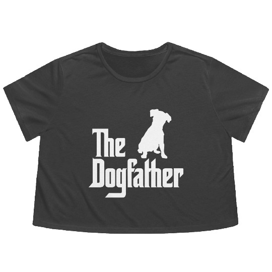 The Dog Father – Bold & Funny Dog Flowy Cropped Tees
