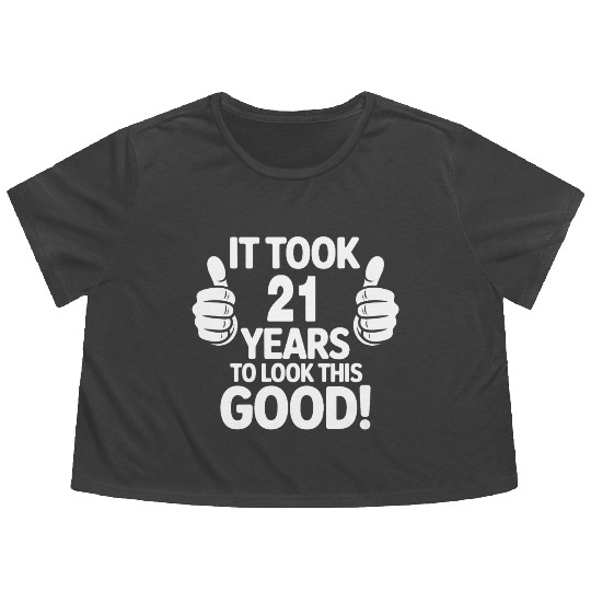 15th Birthday Celebration Flowy Cropped Tees