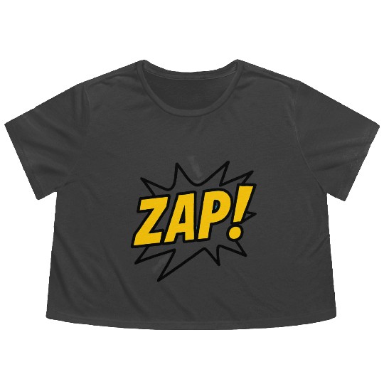 ZAP! Beast Bubble – For Sudden Enlightenment & Squ Flowy Cropped Tees
