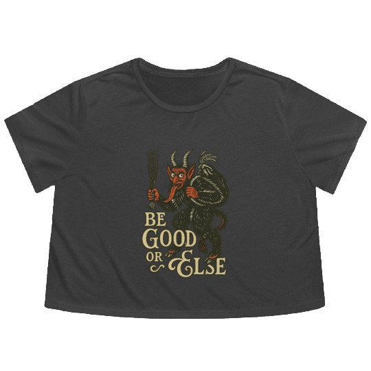 Krampus Flowy Cropped Tees