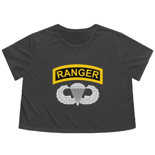 Airborne Ranger Flowy Cropped Tees