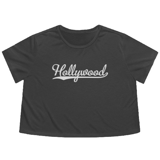 Hollywood Flowy Cropped Tees