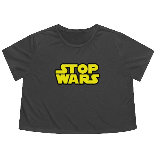 Stop Wars (Star Wars) Flowy Cropped Tees