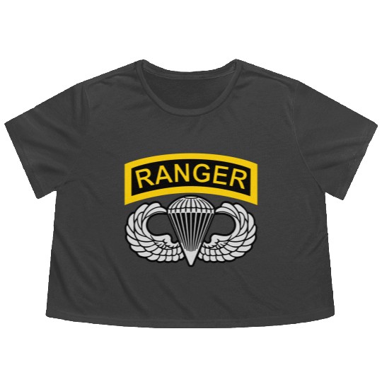 Airborne Ranger Flowy Cropped Tees