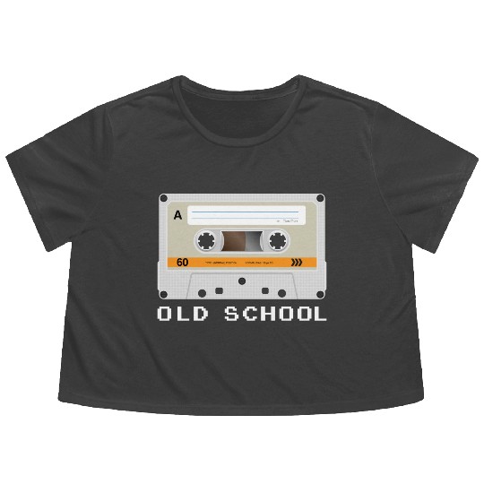Old School Flowy Cropped Tees