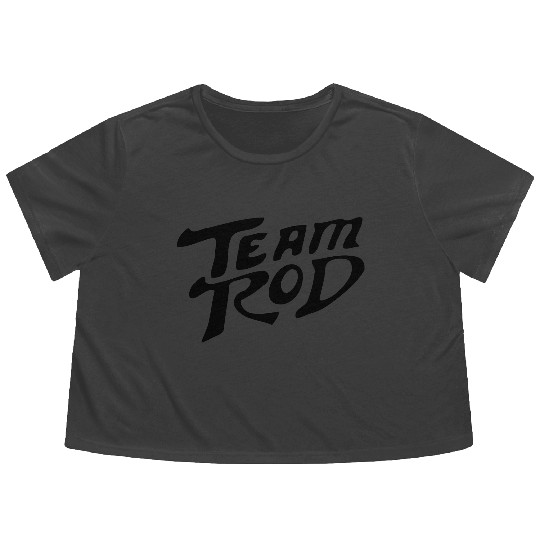 Team Rod Design From Hot Rod the Movie Flowy Cropped Tees