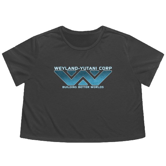 Weyland Yutani Corp: Building Better Worlds Flowy Cropped Tees