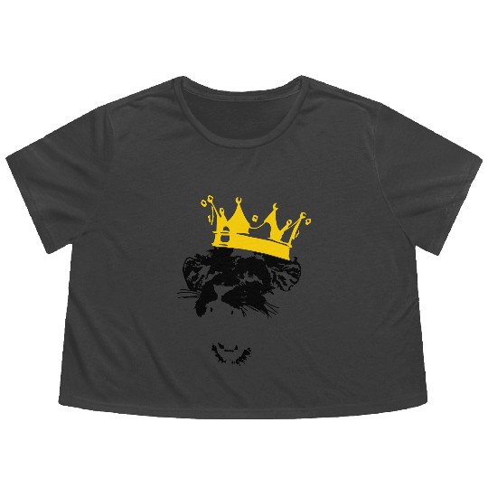 lion king Flowy Cropped Tees