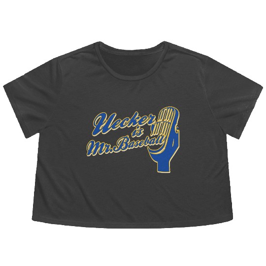 Ueck Uecker Milwaukee Mr. Baseball Flowy Cropped Tees