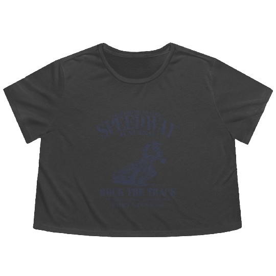 Speedway Racing Flowy Cropped Tees