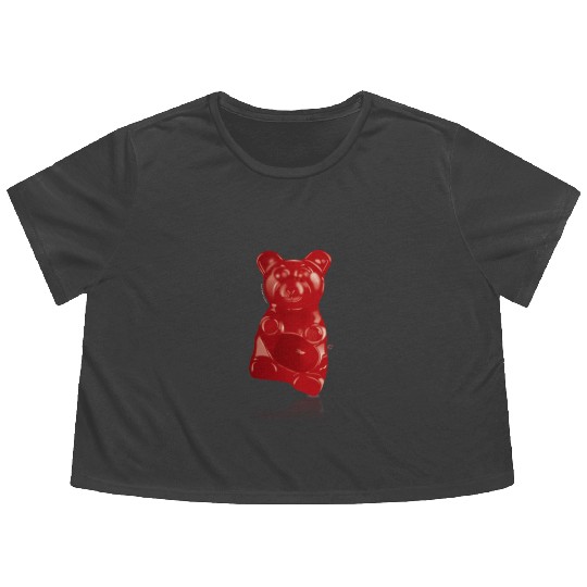 Gummy Bear (plain) Flowy Cropped Tees