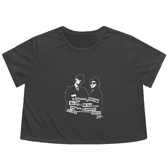 The Blues Brothers - We've got a full tank of gas Flowy Cropped Tees