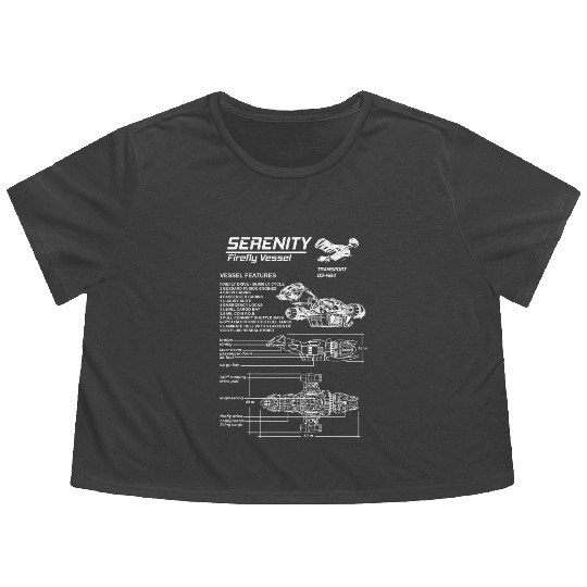 Serenity - Firefly vessel awesome Flowy Cropped Tees for fa