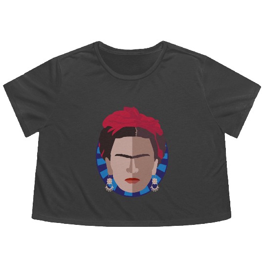 TGIF | Thank God it's Frida Kahlo Flowy Cropped Tees