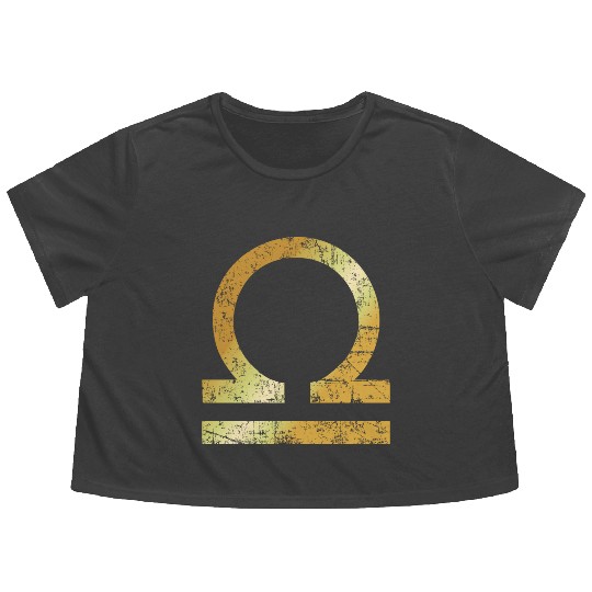 Zodiac Sign Libra – The Sign of Libra Flowy Cropped Tees