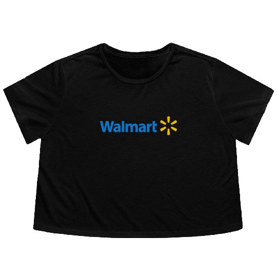 Walmart Logo Baseball Jerseys Flowy Cropped Tees