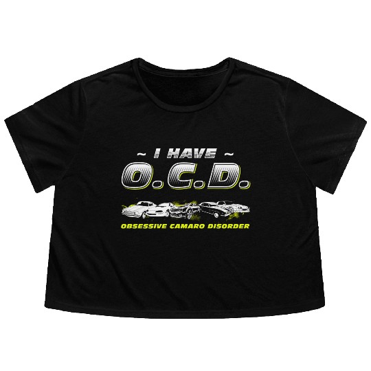 CAMARO - I HAVE O.C.D Flowy Cropped Tees