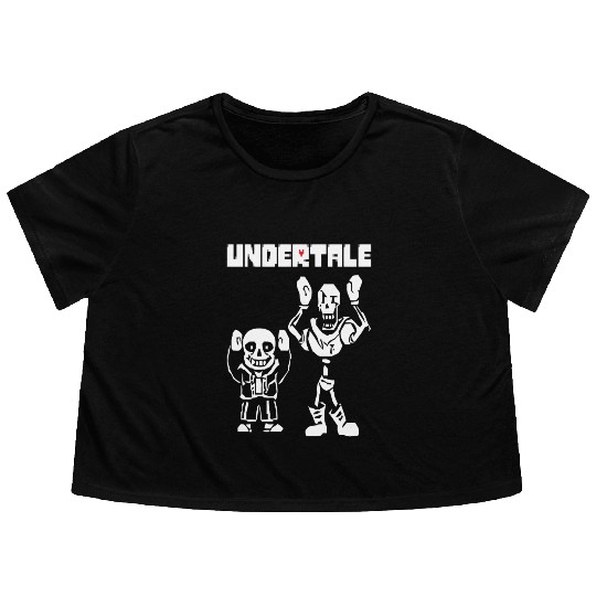 undertale Flowy Cropped Tees