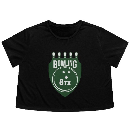 bowling Flowy Cropped Tees