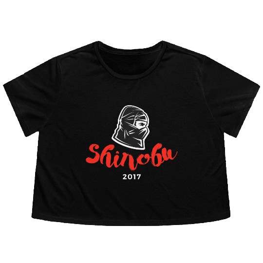 Shinobu Logo Flowy Cropped Tees