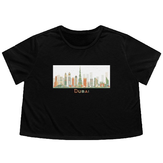 dubai Flowy Cropped Tees