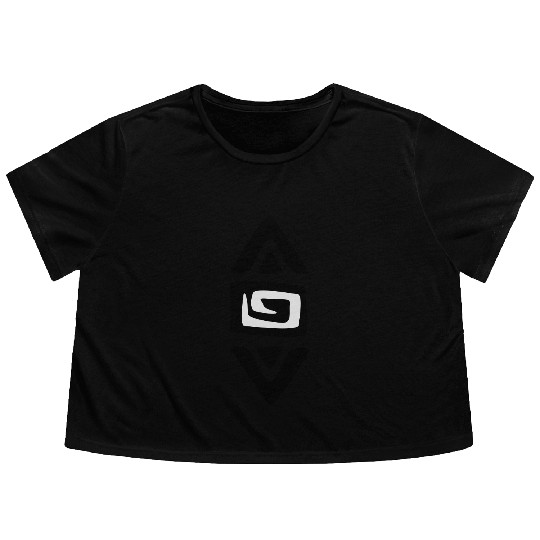 Native American Symbol Flowy Cropped Tees
