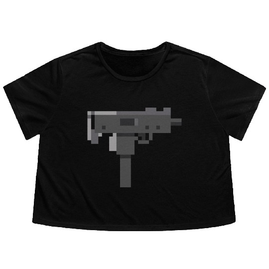 pixel gun Flowy Cropped Tees