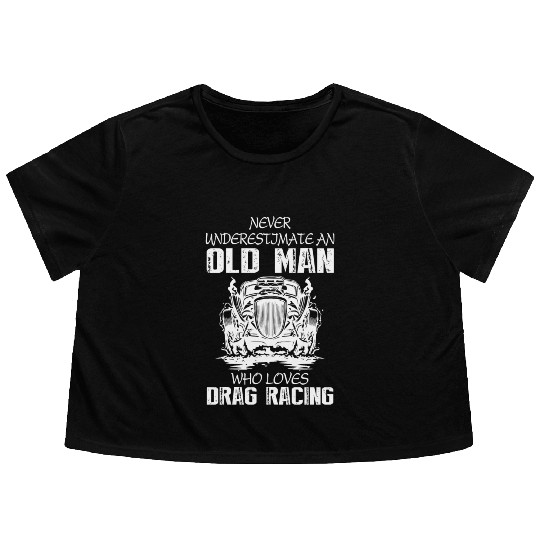 Drag Racing - Drag Racing Flowy Cropped Tees