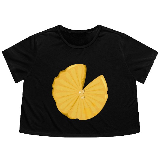 Lotus leaf Flowy Cropped Tees