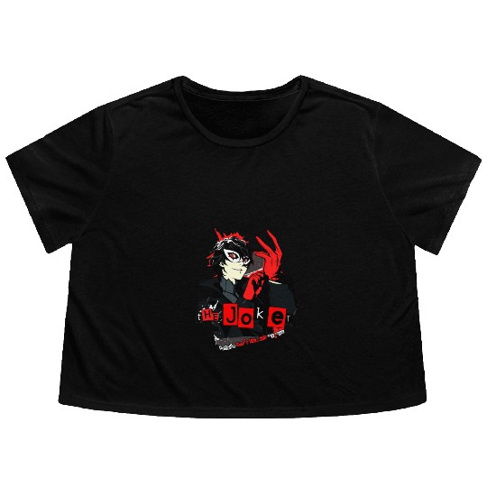 Persona 5 joker Flowy Cropped Tees