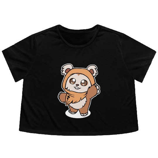 Baby Ewok Flowy Cropped Tees