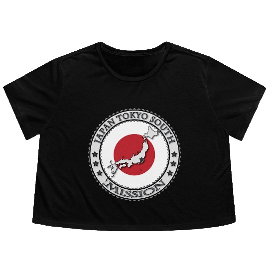 Japan Tokyo South Mission Flowy Cropped Tees
