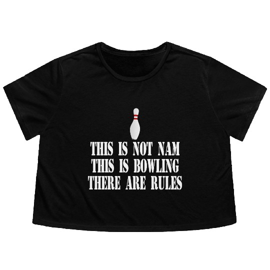 The Big Lebowski Quote Flowy Cropped Tees