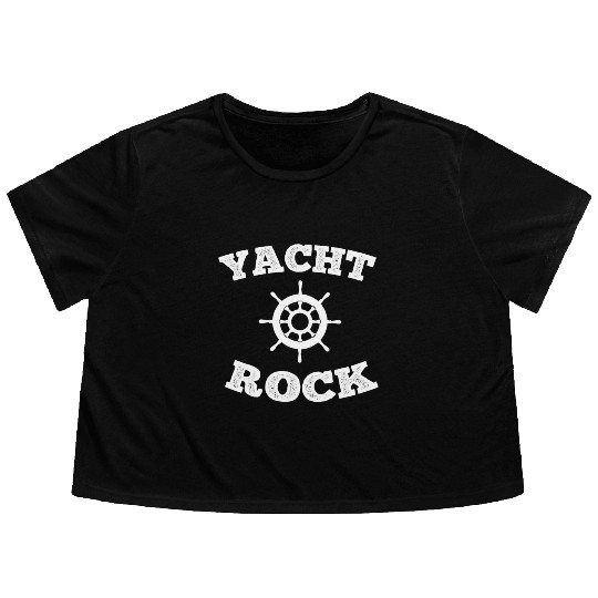 Yacht Rock Flowy Cropped Tees