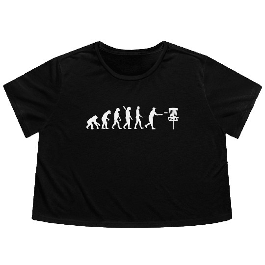 Golf - evolution disc golf Flowy Cropped Tees