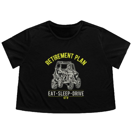 UTV SxS Retirement Plan Flowy Cropped Tees