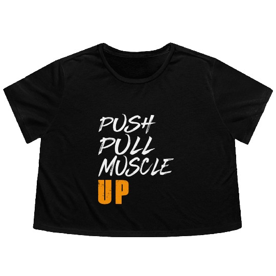 Calisthenics Street Workout Push Pull Muscle Up Flowy Cropped Tees