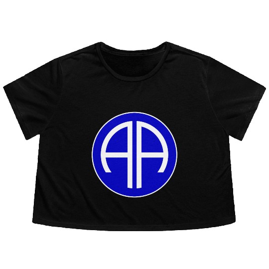 Us army 82nd airborne Flowy Cropped Tees
