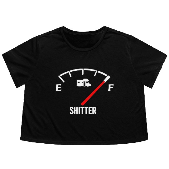 Shitters Full Flowy Cropped Tees