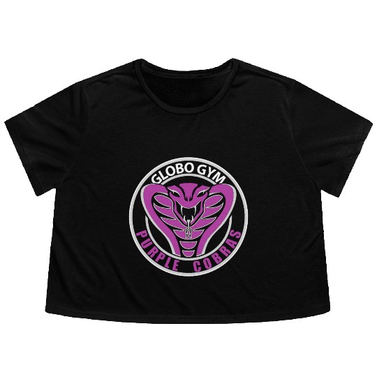 globo gym costume Flowy Cropped Tees
