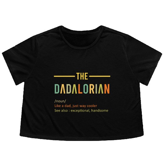 THE DADALORIAN Flowy Cropped Tees