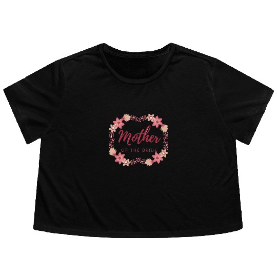 Mother of the bride Flowy Cropped Tees