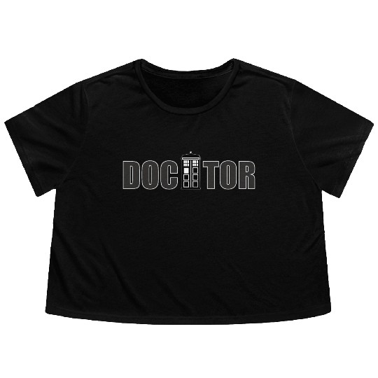 DOCTOR WHO Flowy Cropped Tees