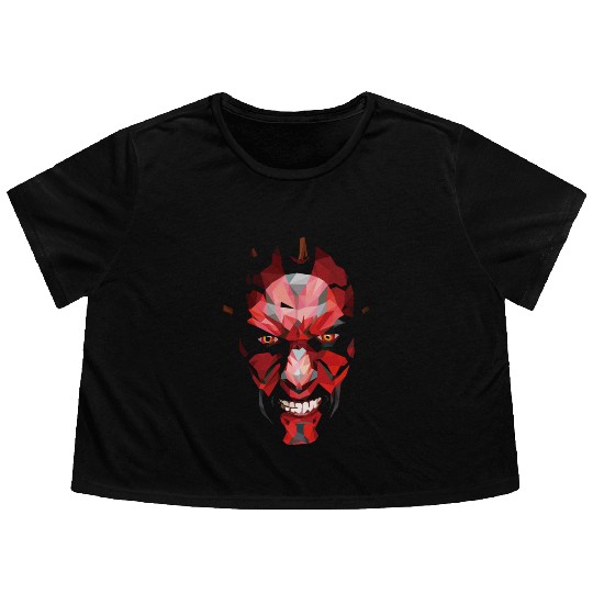 darth maul sith Flowy Cropped Tees