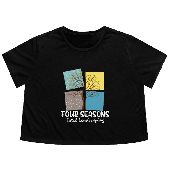 FOUR SEASONS TOTAL LANDSCAPING Flowy Cropped Tees