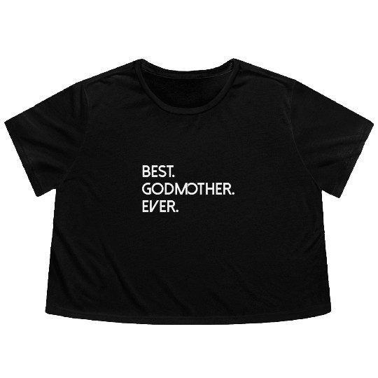 God Mother Ever Lover Happy Flowy Cropped Tees