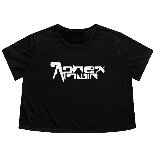 Aphex Twin Logo Flowy Cropped Tees
